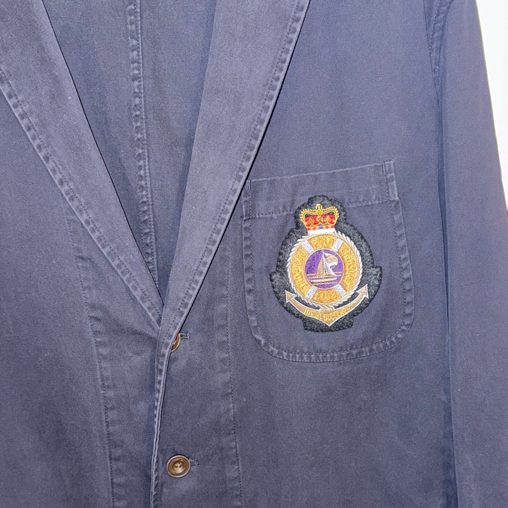 Vintage tropical polo cruising club blazer - Picture 2 of 7